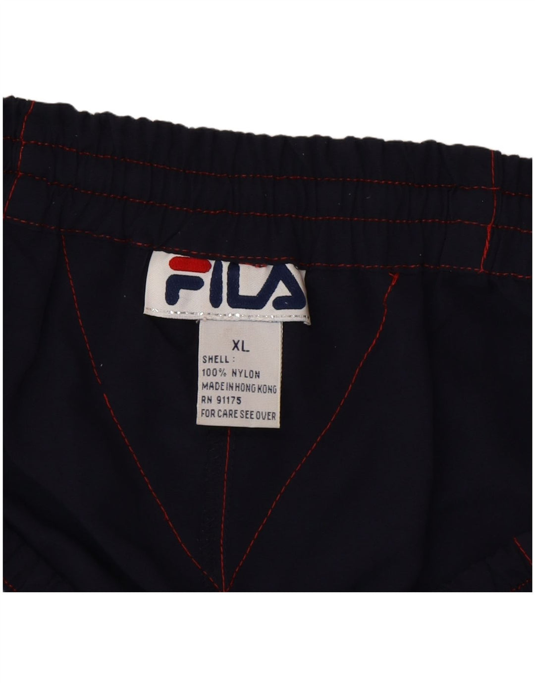 Pantaloncini sportivi da uomo Fila XL in nylon blu navy