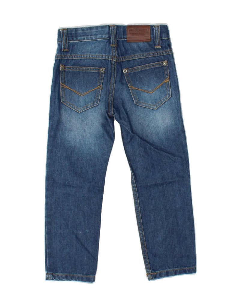 TIMBERLAND Boys Straight Jeans 4-5 Years W21 L17 Blue Cotton Vintage Timberland and Second-Hand Timberland from Messina Hembry 