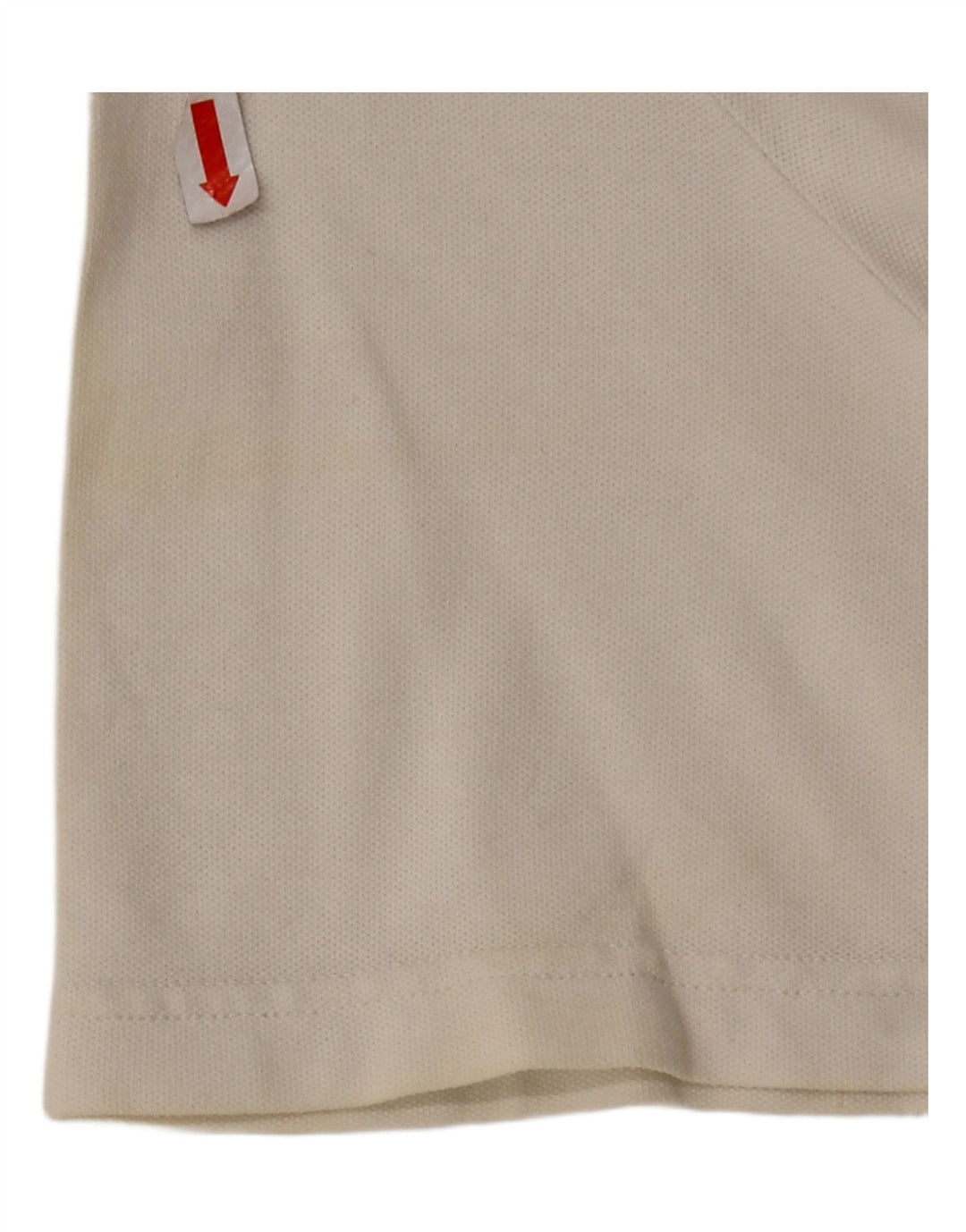 FRED PERRY Womens Ruffle Front Short Sleeve Pullover Shirt UK 20 2XL White