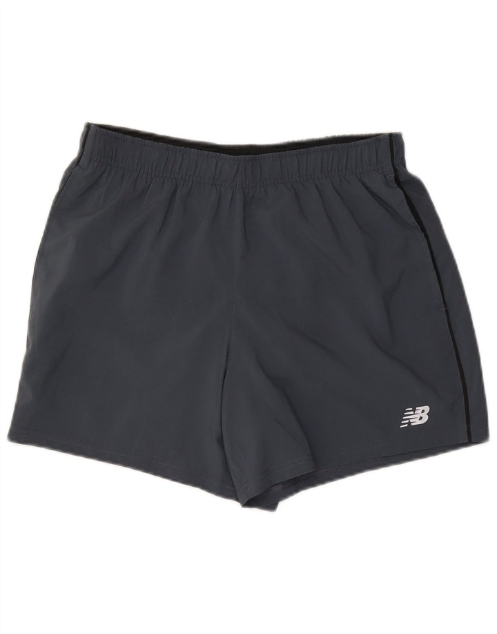 Pantaloncini sportivi da uomo New Balance grigio medio