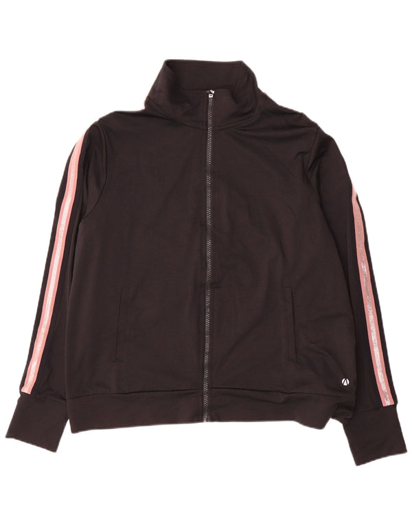 Giacca da ginnastica da donna Marks & Spencer UK 18 XL Black Colourblock