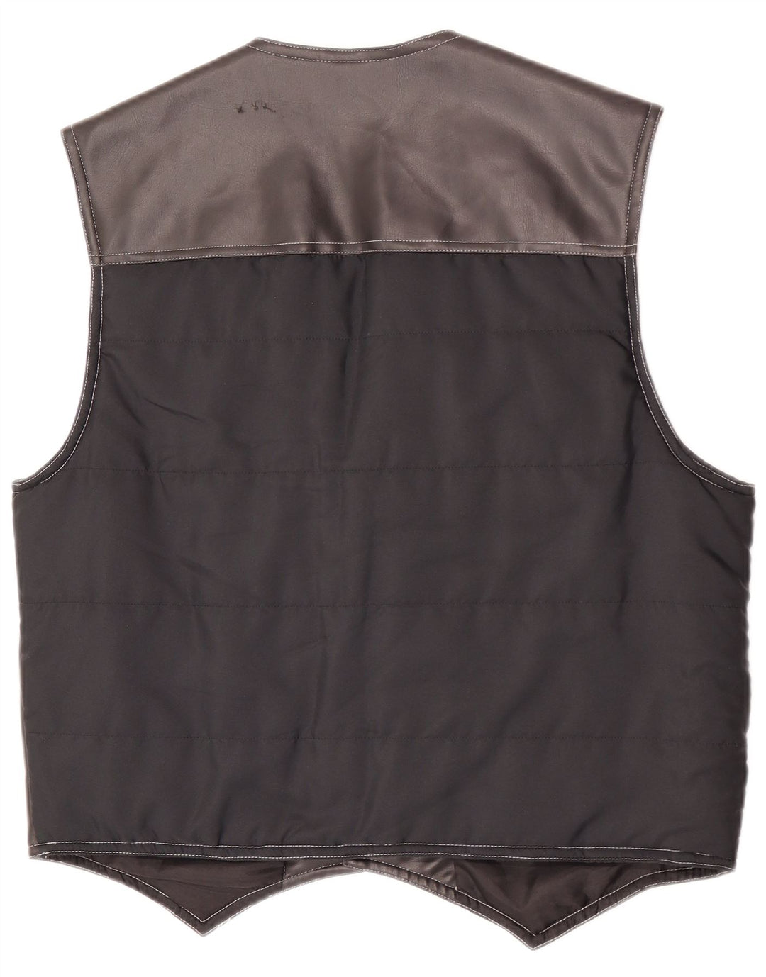 Gilet da uomo in ecopelle Off Limits grande in polivinile nero
