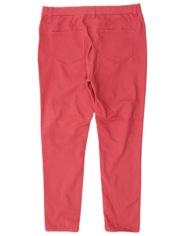 Pantaloni casual skinny da donna M&Co UK 14 Large W32 L27 Cotone rosa