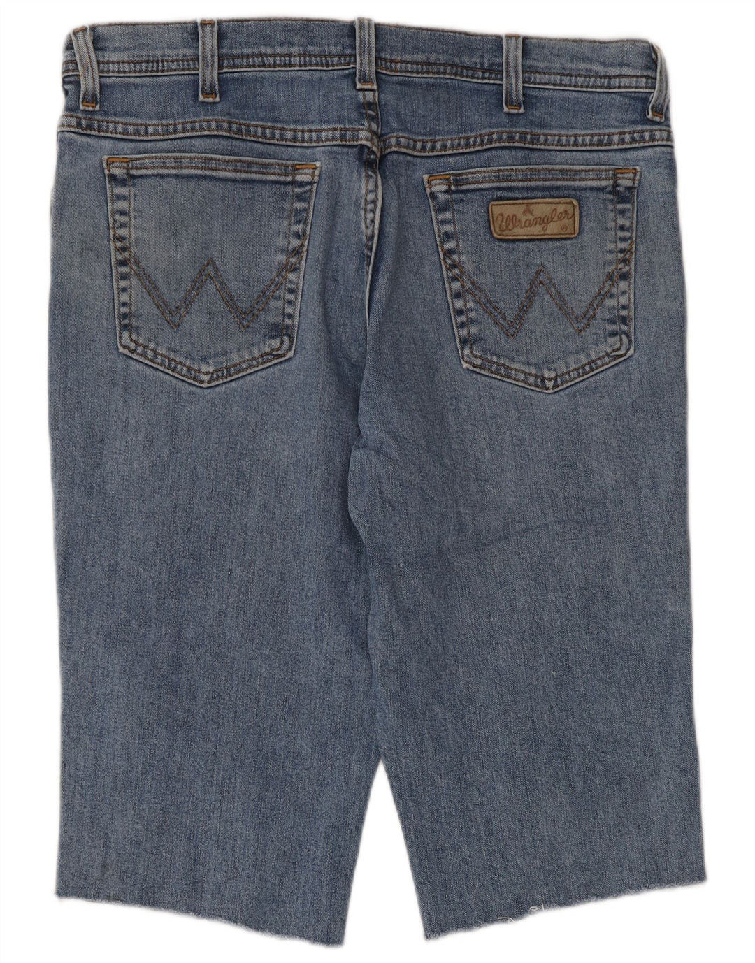 WRANGLER Mens Texas Stretch Denim Bermuda Shorts W36 Large  Blue Cotton