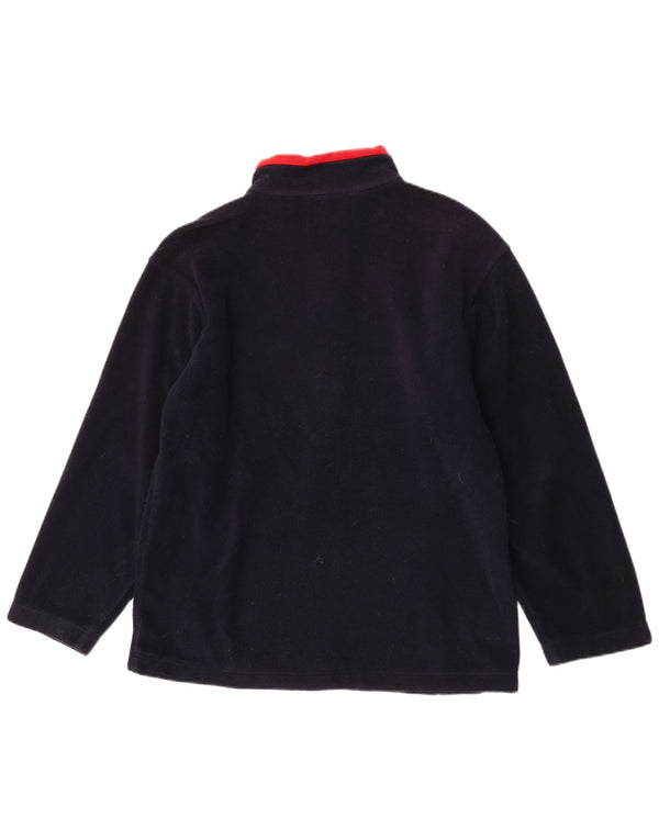 Giacca in pile da uomo Marks & Spencer UK 36 Small Blu Navy Colourblock