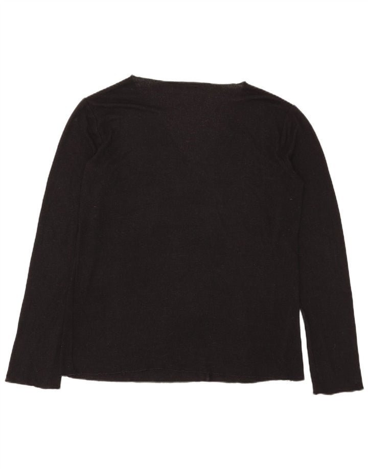 Top Zara da donna a maniche lunghe UK 18 XL Nero