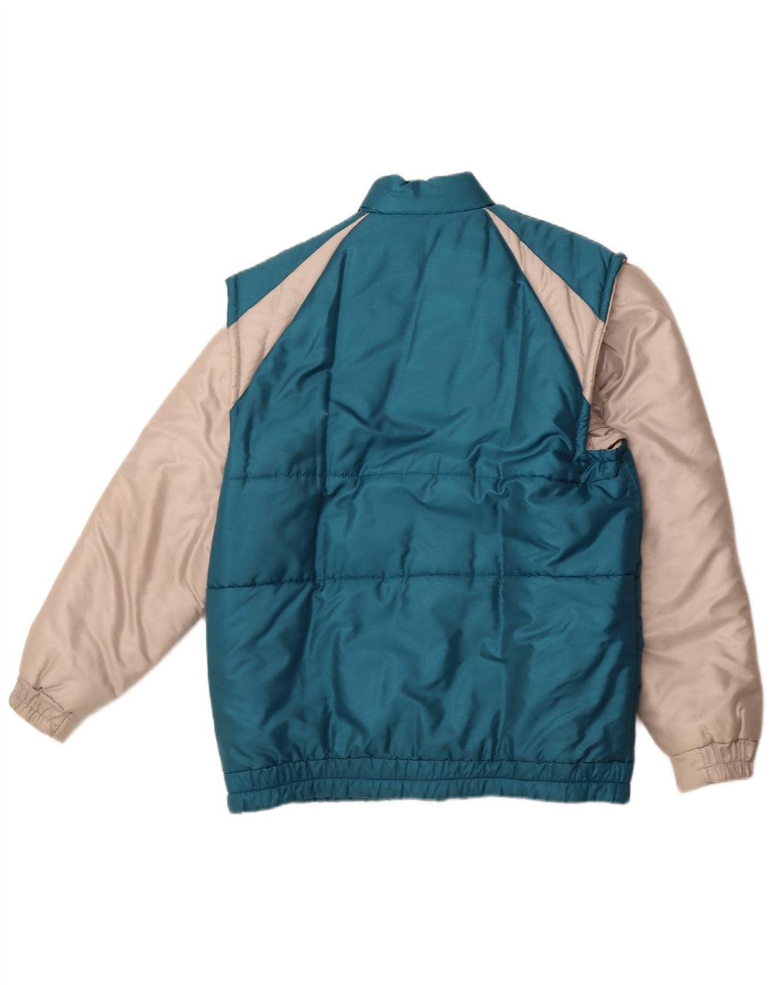 CARRERA Giacca imbottita da uomo UK 40 Large Blu Colourblock Poliestere