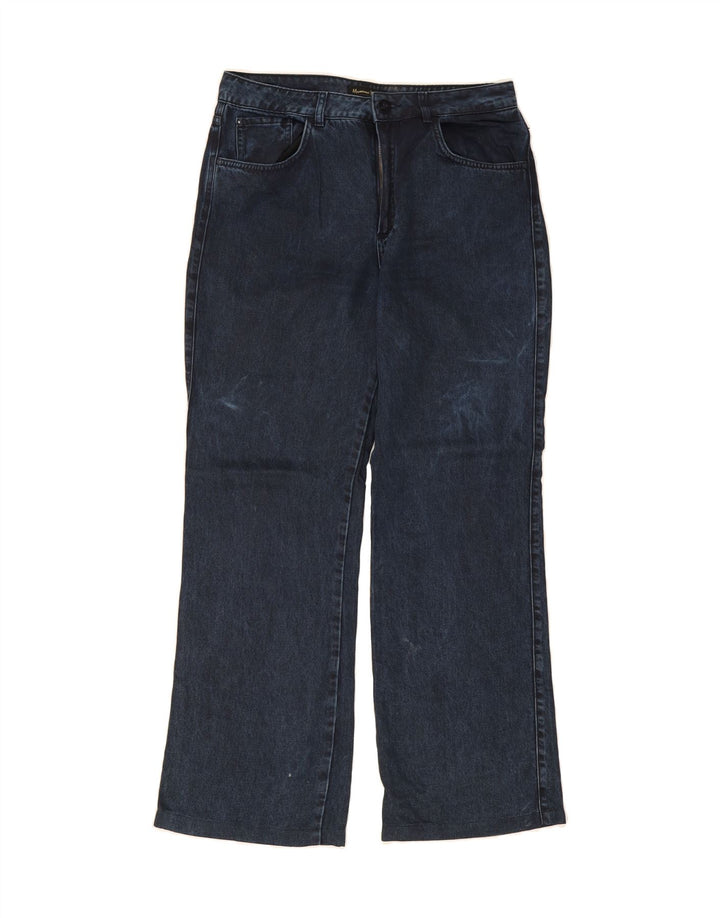 MASSIMO DUTTI Womens Wide Leg Jeans EU 42 Large W32 L31 Blue Vintage Massimo Dutti and Second-Hand Massimo Dutti from Messina Hembry 