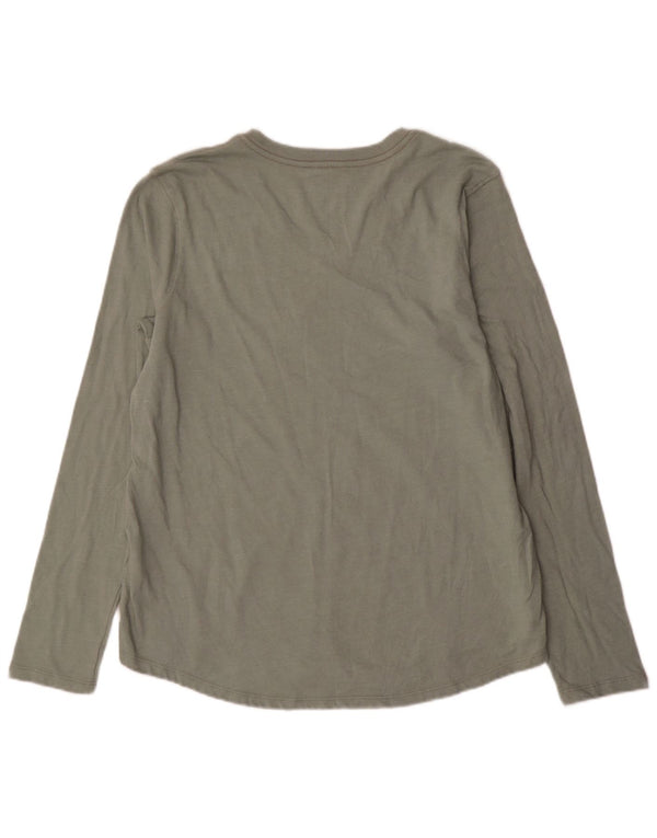 Top Carhartt da donna vestibilità comoda manica lunga US 16/18 XL cotone verde