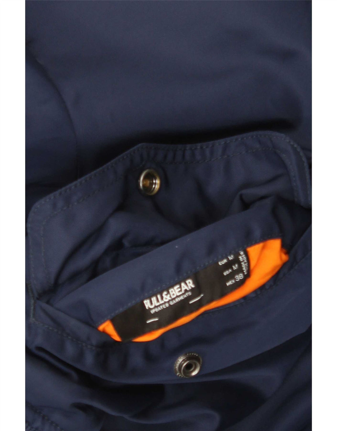 Giubbotto bomber da uomo Pull & Bear UK 38 color block blu navy medio