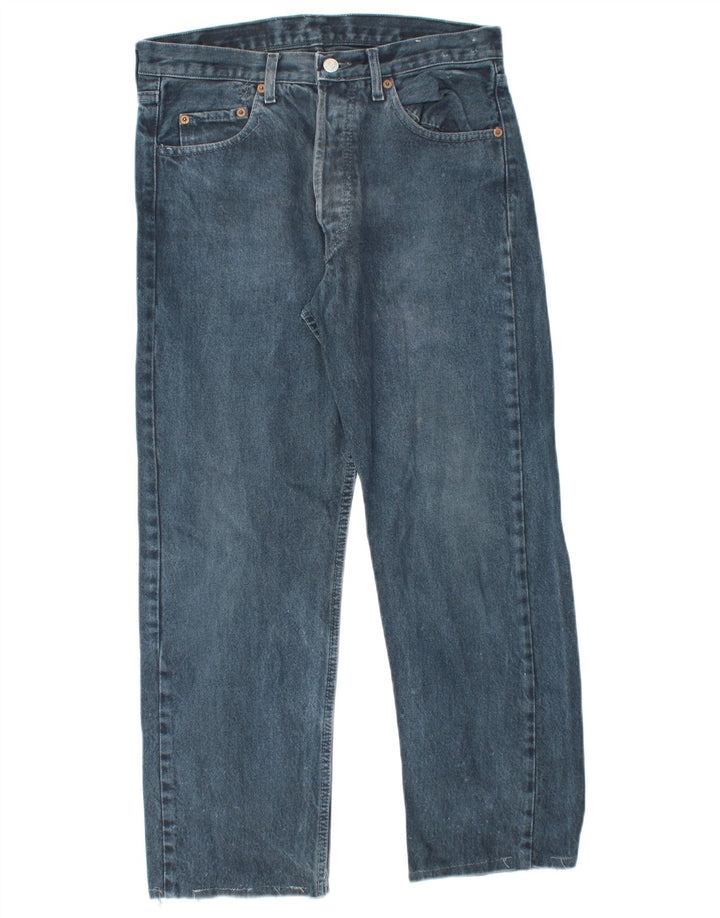 LEVI'S Jeans dritti da uomo 501 W32 L25 cotone blu