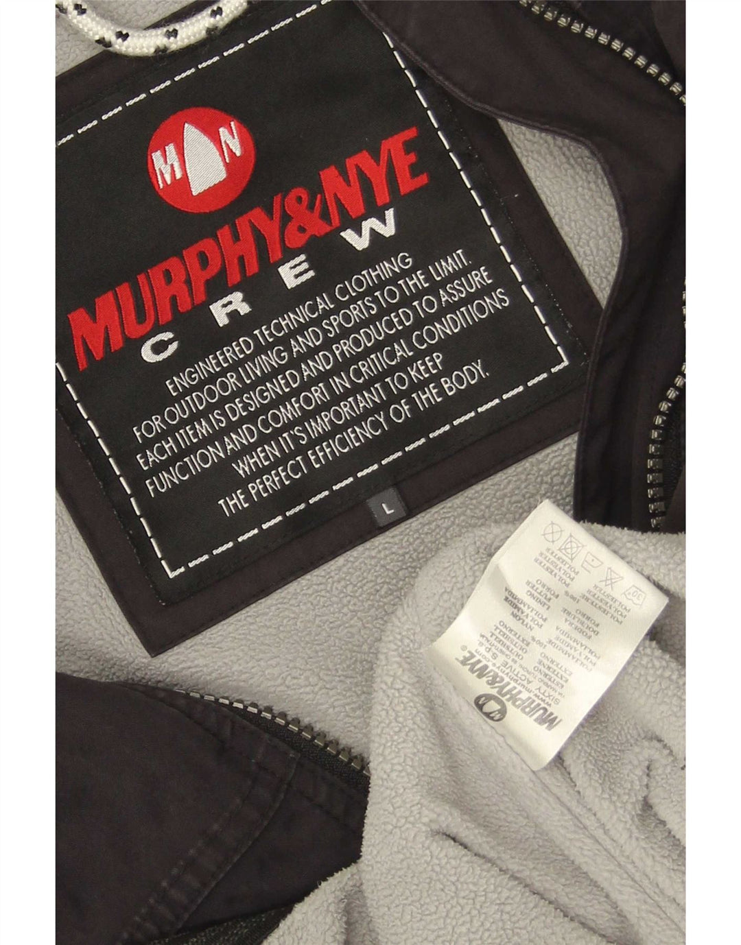 Giacca a vento da uomo Murphy & Nye UK 40 Large nera in poliammide