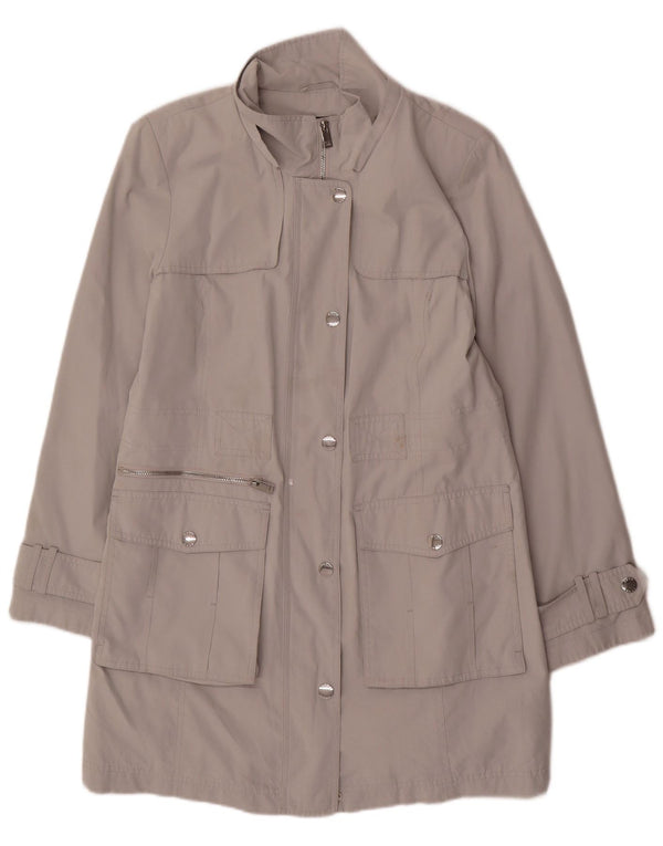 Trench da donna Dkny UK 14 Poliestere grigio medio