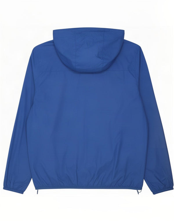 Giacca antipioggia con cappuccio da uomo Tommy Hilfiger UK 42 XL nylon blu