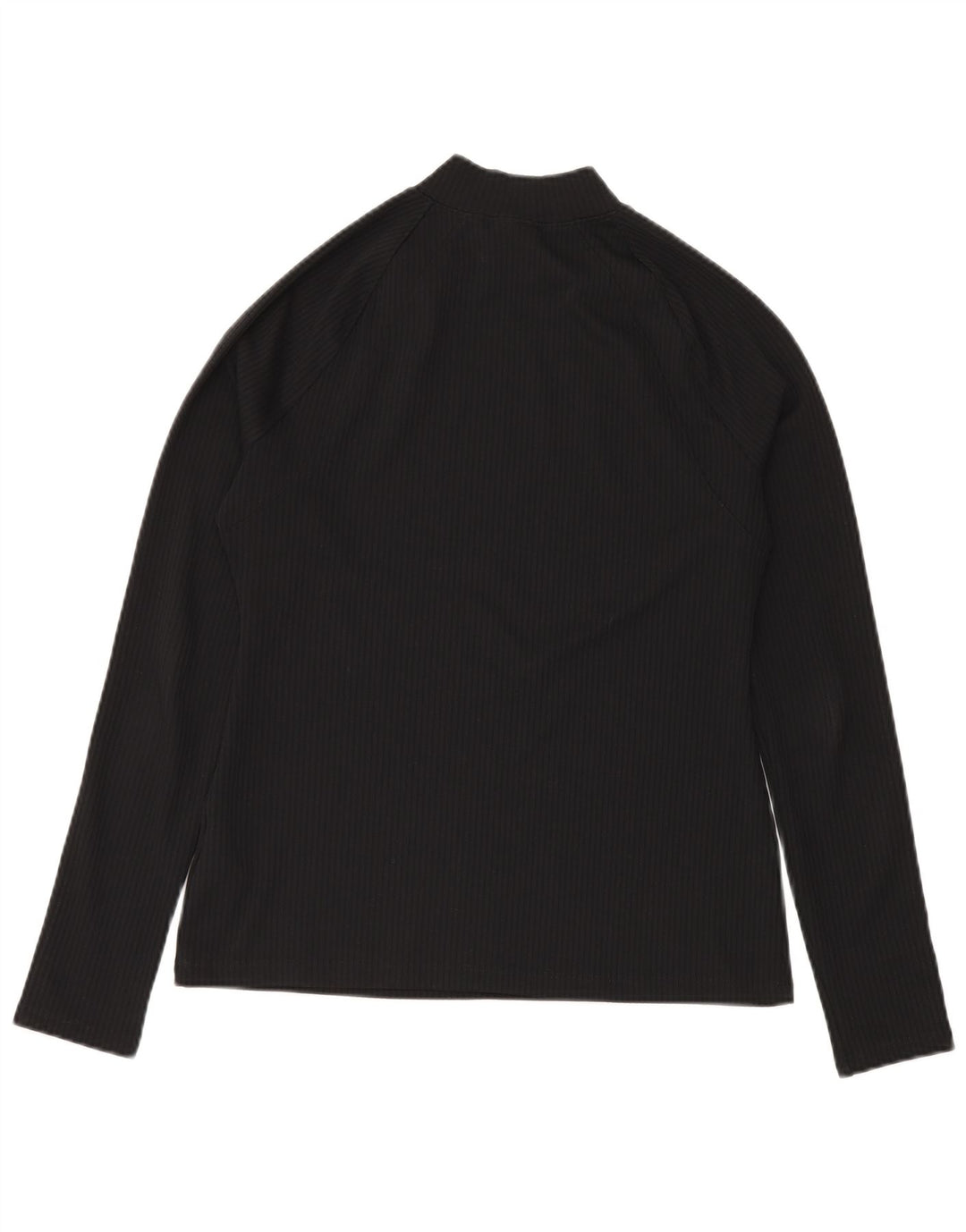 Maglia attillata da donna Jordan a maniche lunghe UK 16 grande poliestere nero