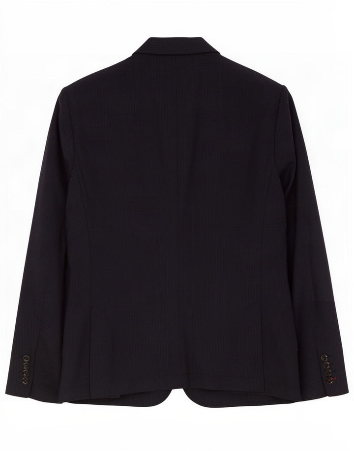 Giacca blazer da uomo a 2 bottoni Zara EU 56 XL poliestere blu navy