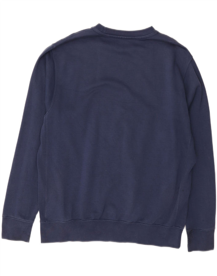 Felpa da uomo Nike Maglione grande in cotone blu navy