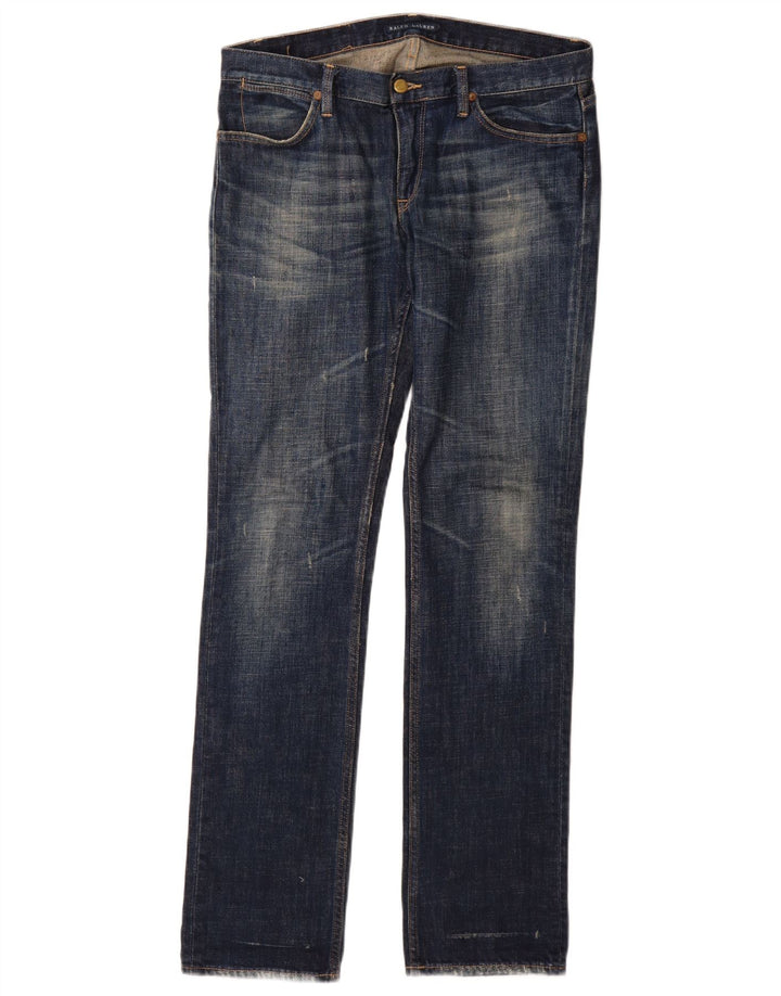 Jeans slim da donna Ralph Lauren W30 L34 Blu navy