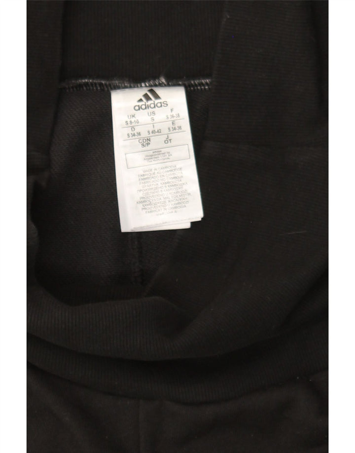 ADIDAS Womens Leggings UK 8-10 Small  Black Cotton Vintage Adidas and Second-Hand Adidas from Messina Hembry 