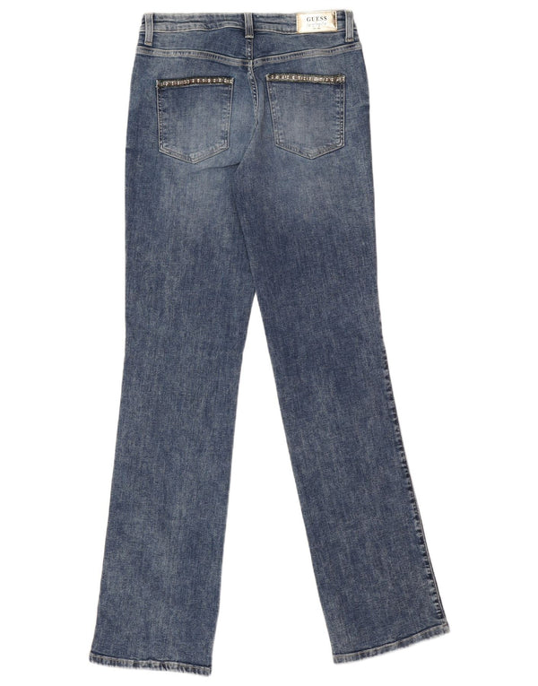 Jeans dritti sexy da donna Guess a vita media W28 L32 Blu