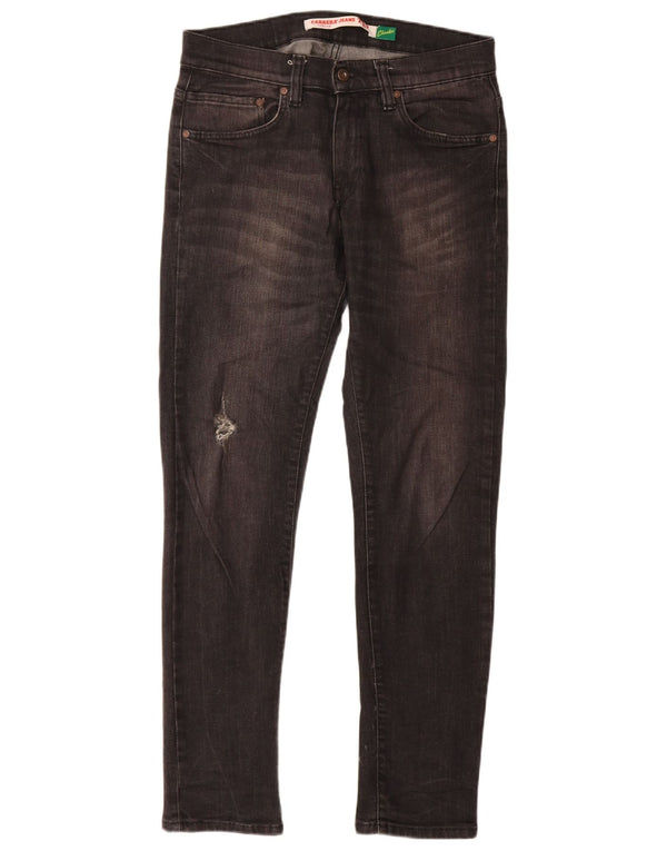 Jeans slim invecchiati da uomo Carrera W31 L32 cotone grigio