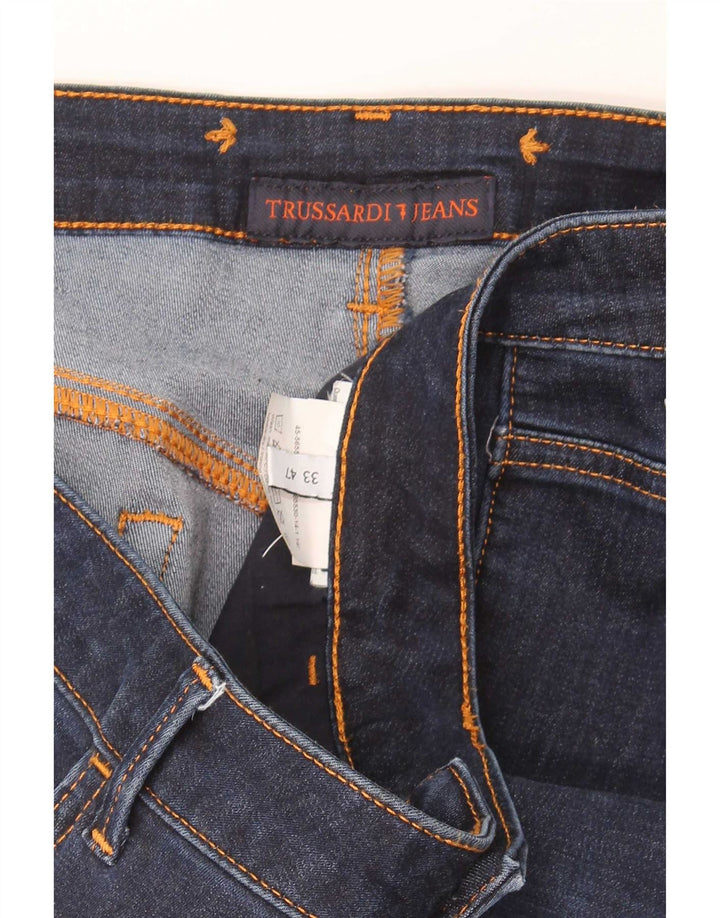 Jeans Slim Donna Trussardi W33 L30 Blu Navy