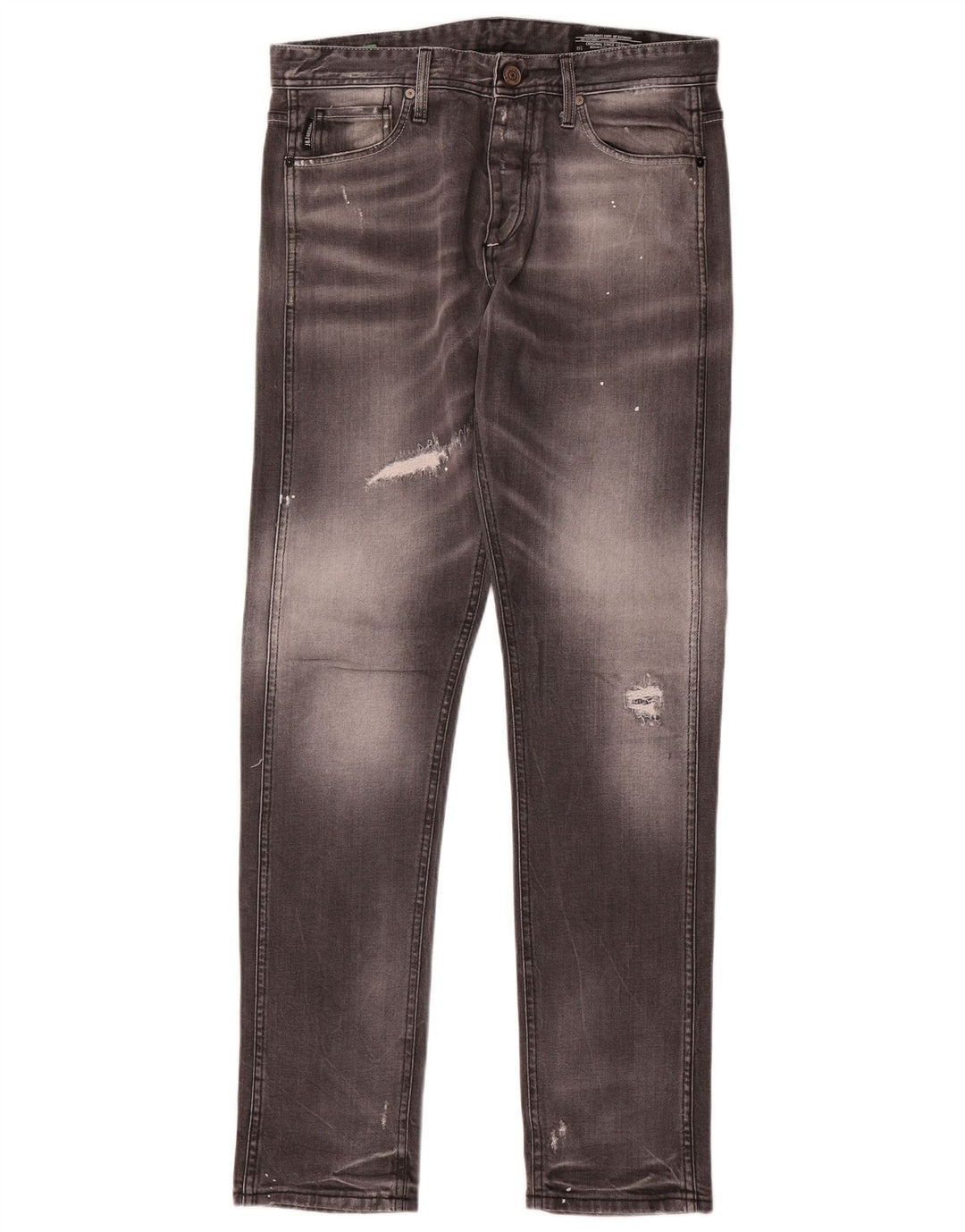Jeans slim invecchiati da uomo Jack & Jones W32 L33 grigi