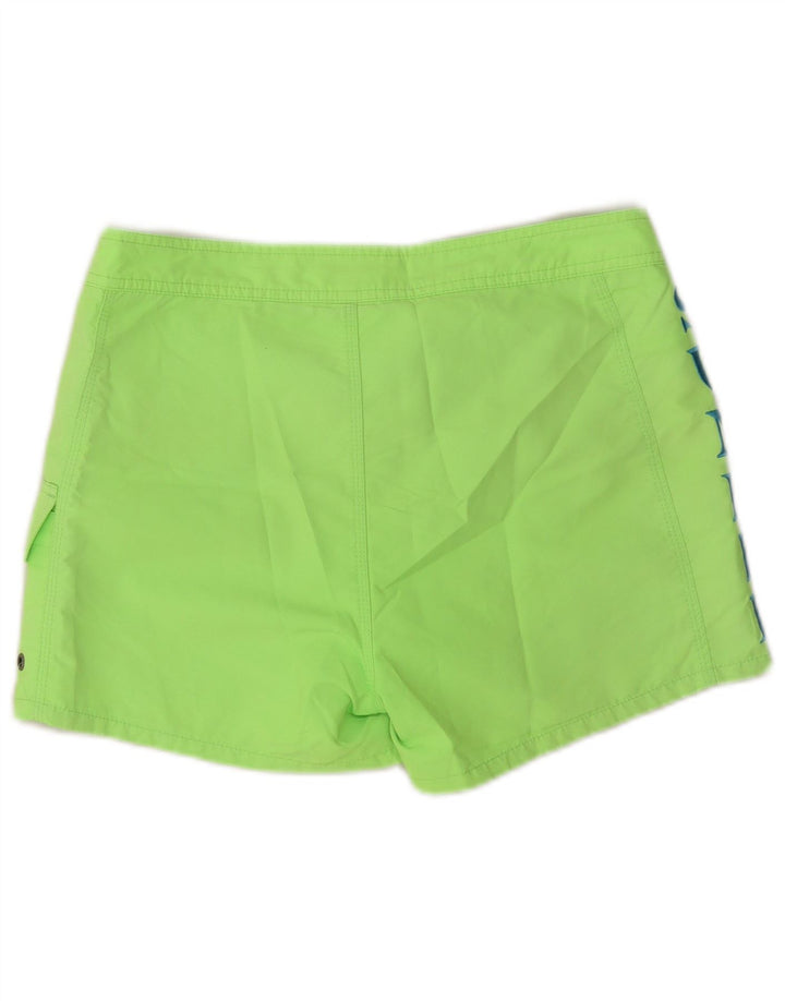 Pantaloncini da bagno grafici da uomo Sundek poliestere verde medio