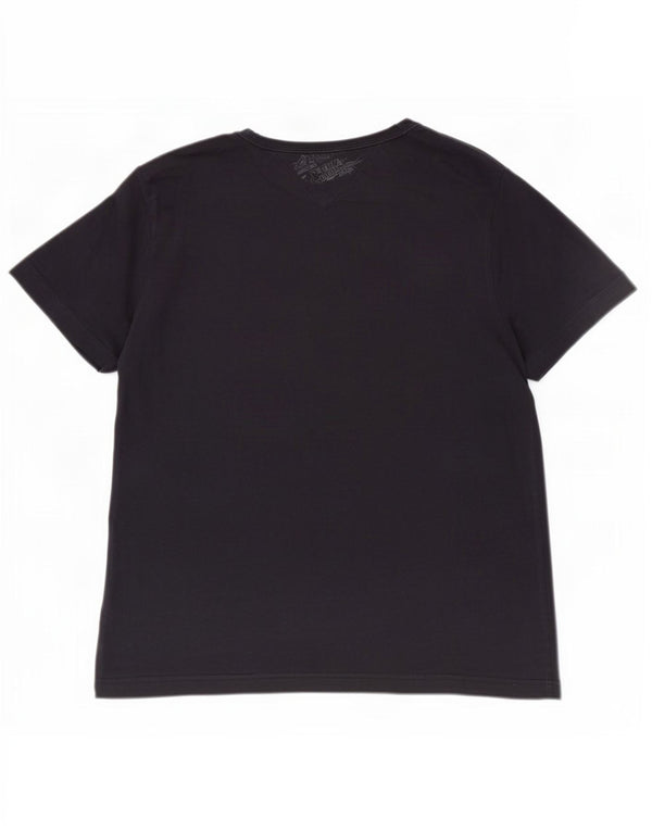 T-shirt da uomo Tommy Hilfiger Top Large in cotone blu navy