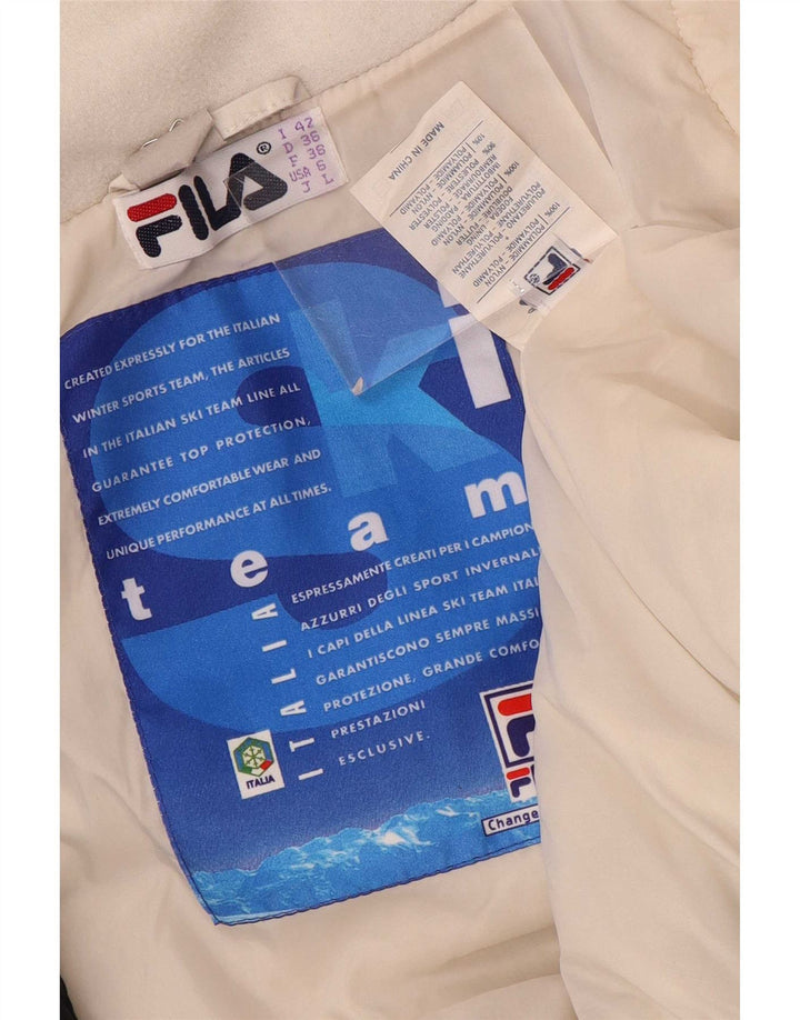 Tuta da sci con cappuccio Fila Donna Italia IT 42 Medium Nero Nylon