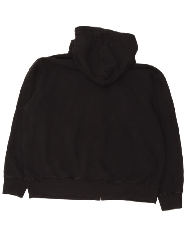 Maglione con cappuccio e zip da donna Marks & Spencer UK 18 XL cotone nero