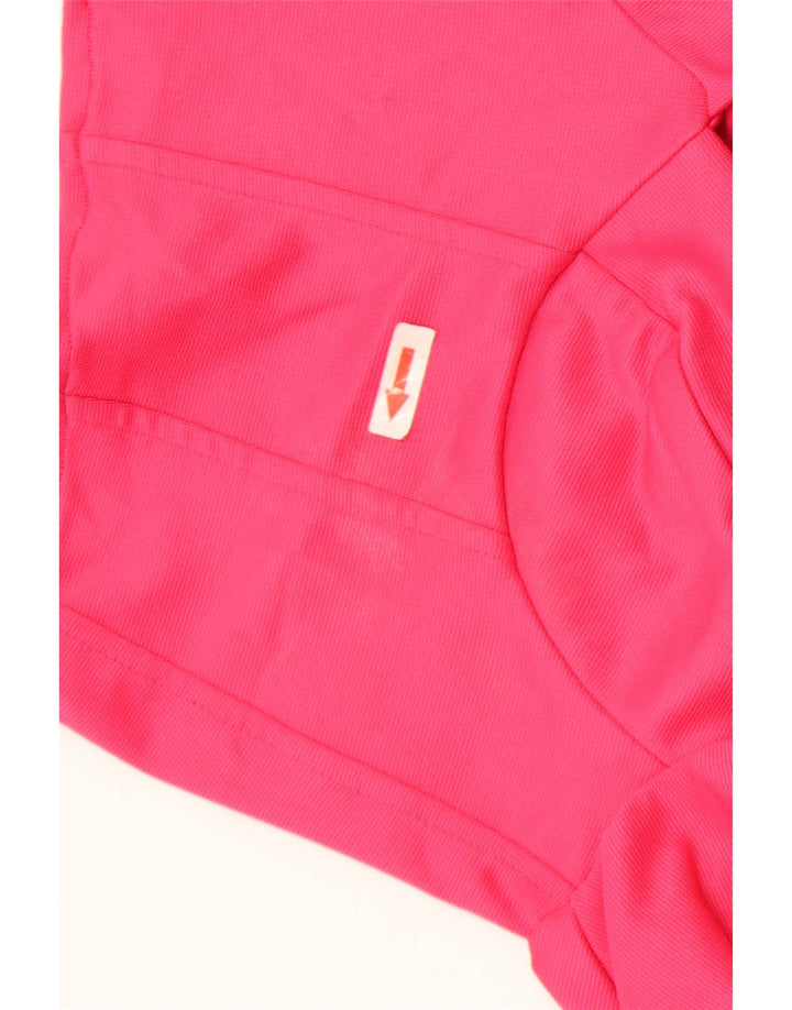 Top corto a maniche lunghe da donna Zara UK 8 Small rosa