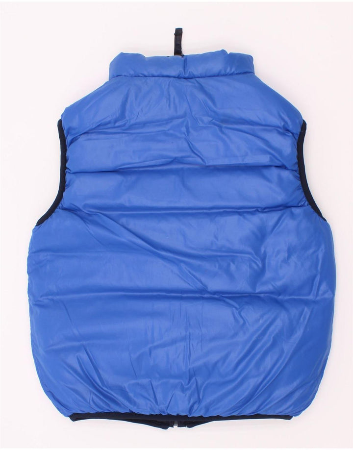 Gilet imbottito reversibile North Sails per ragazzi 3-4 anni in poliestere blu navy