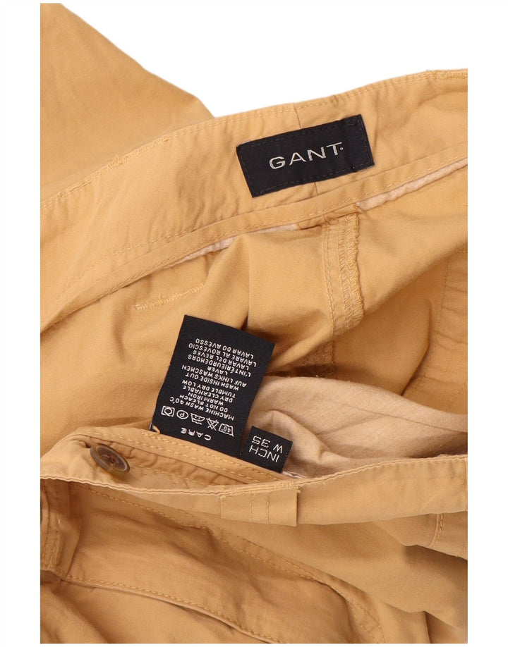 Pantaloncini cargo da uomo Gant W35 Large in cotone beige