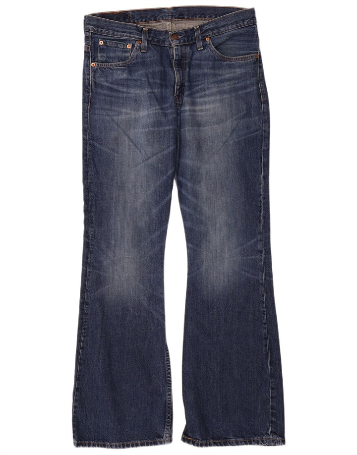 Jeans Levi's Uomo 516 Bootcut W34 L33 Cotone Blu