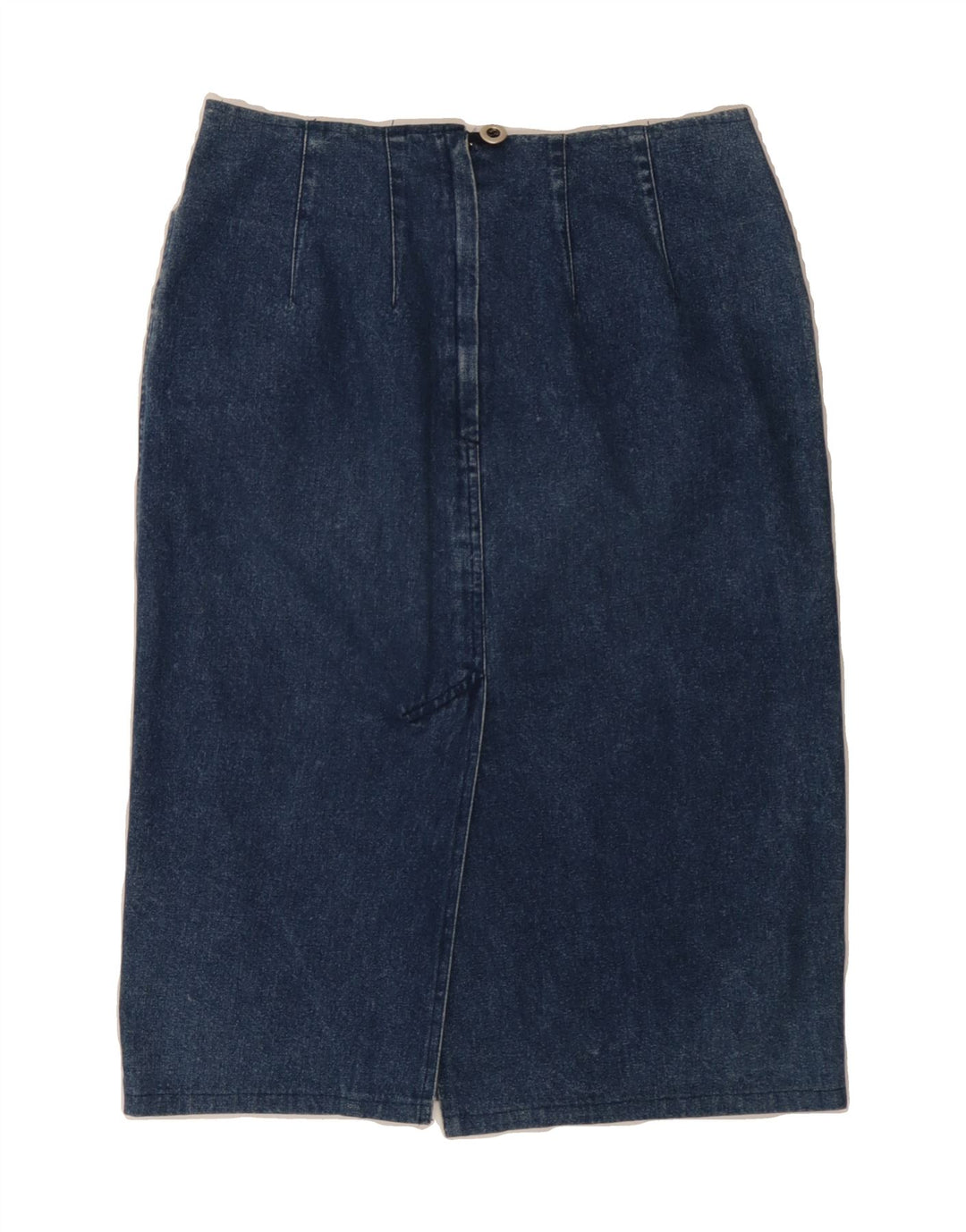 VINTAGE Womens Denim Skirt W28 Medium Blue Vintage Vintage and Second-Hand Vintage from Messina Hembry 