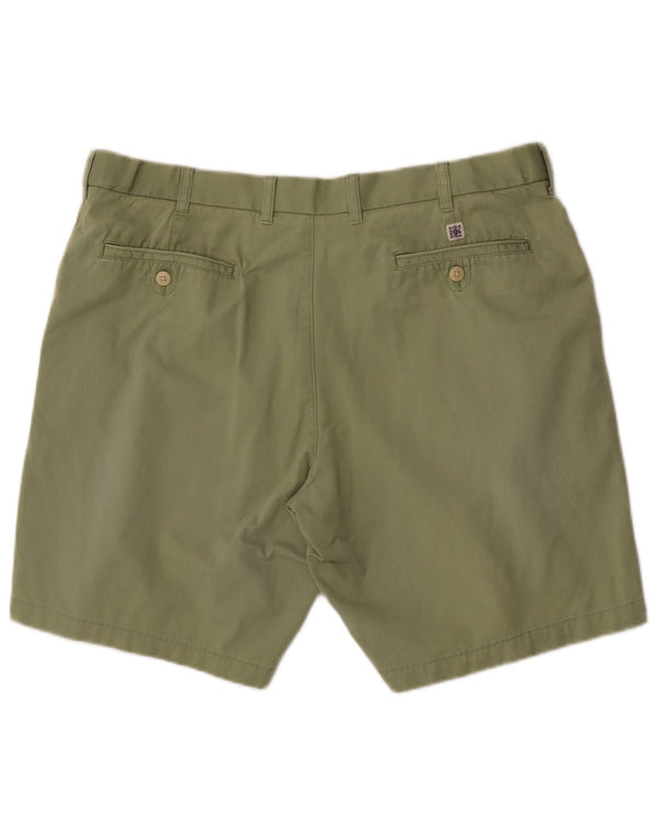 Pantaloncini chino da uomo Marks & Spencer W40 XL cotone verde