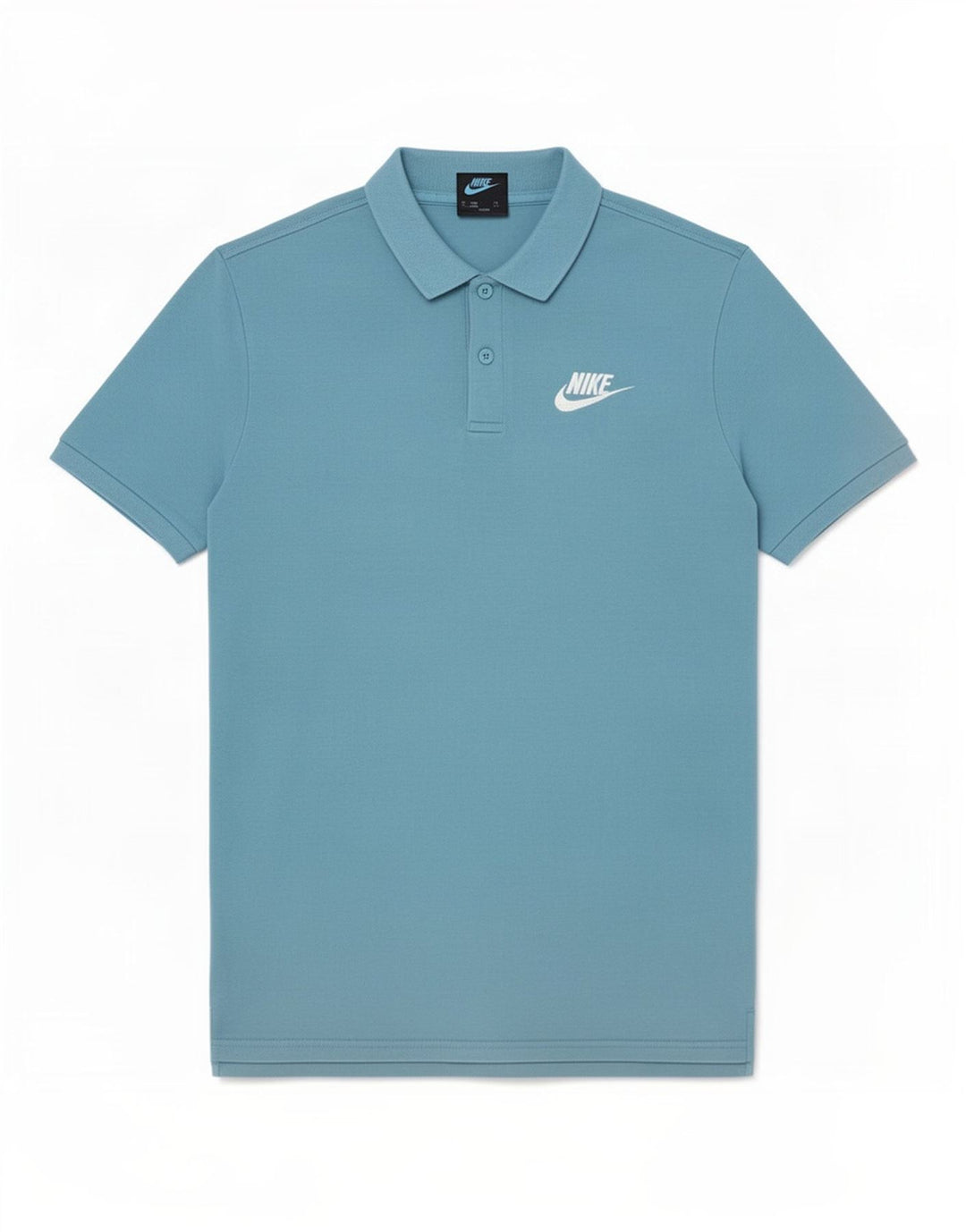 Polo Nike da uomo grande in cotone blu