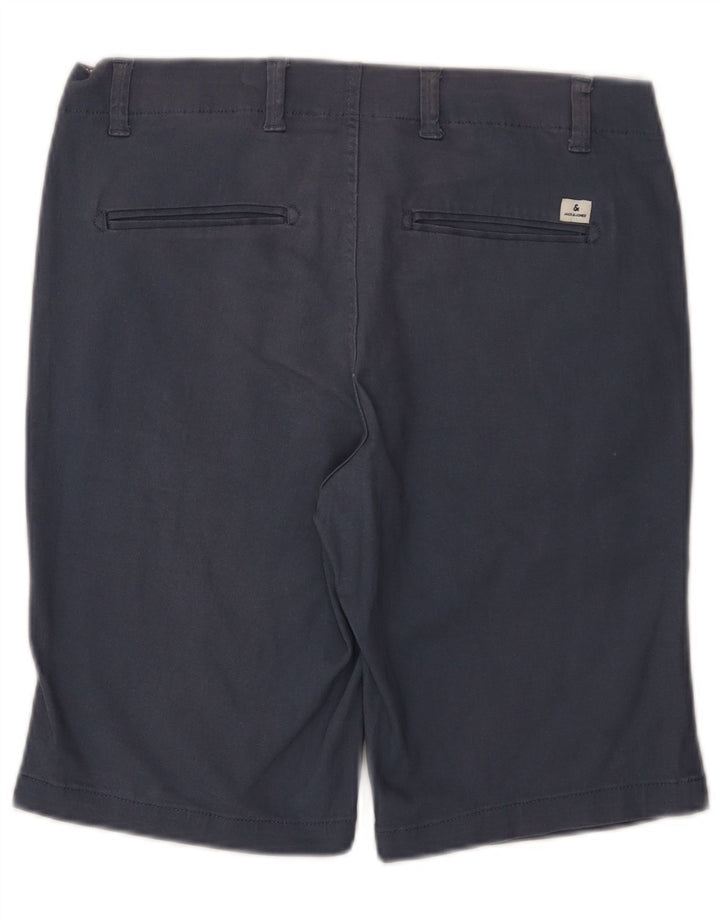 Pantaloncini chino da uomo Jack & Jones medi W32 in cotone blu navy