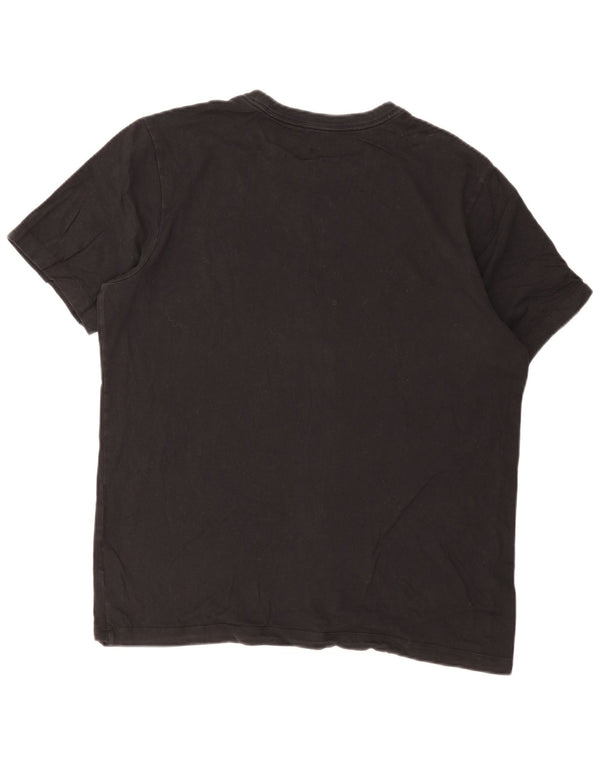 T-shirt grafica da uomo Nike Top grande in cotone nero