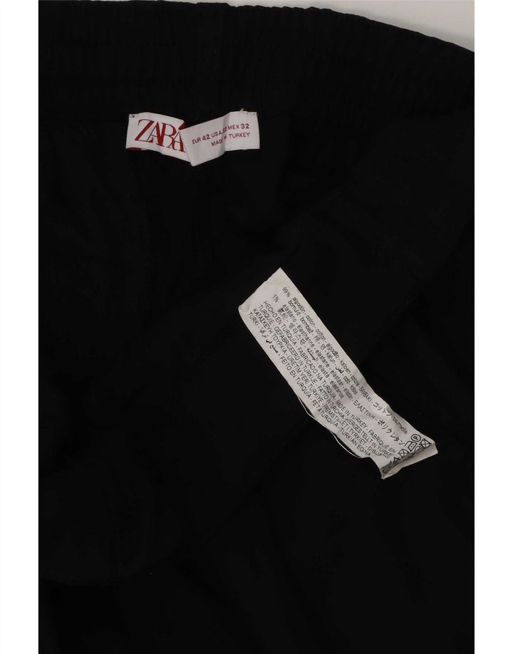 Pantaloncini cargo da uomo Zara EU 42 Large W32 cotone nero