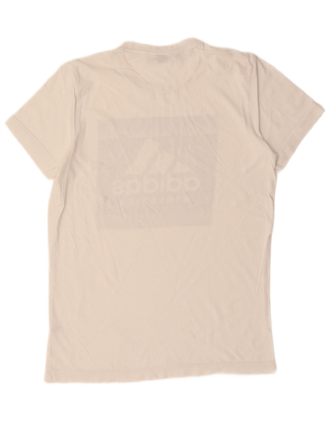 T-shirt grafica da uomo Adidas Top piccola in cotone bianco