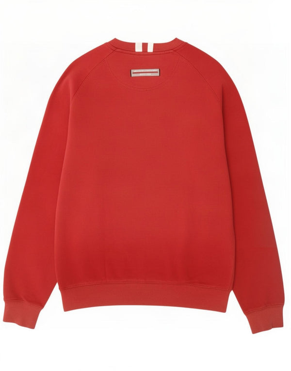 Felpa da uomo Nike Maglione UK 36/38 Piccolo cotone a righe rosse