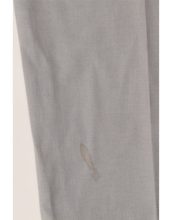 Pantaloni chino dritti da uomo Farah W42 L29 poliestere grigio