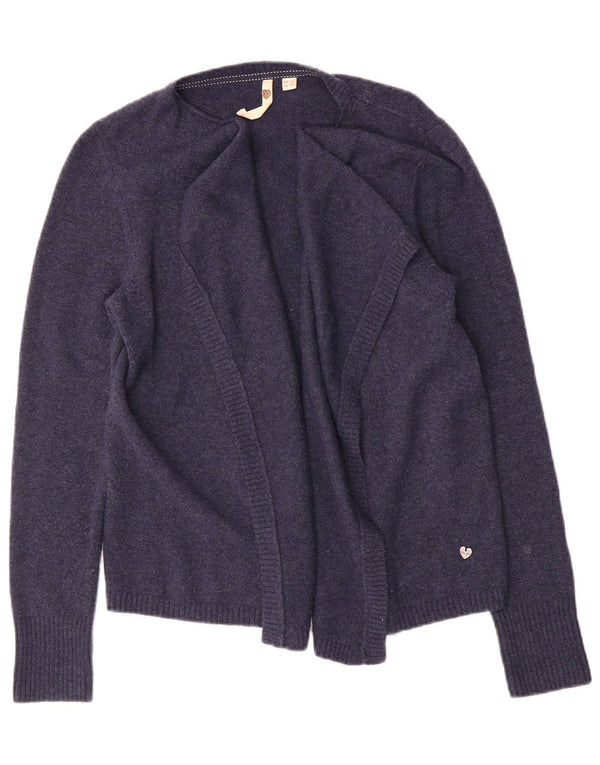 Maglione cardigan aperto da donna di White Stuff UK 12 Nylon blu navy medio