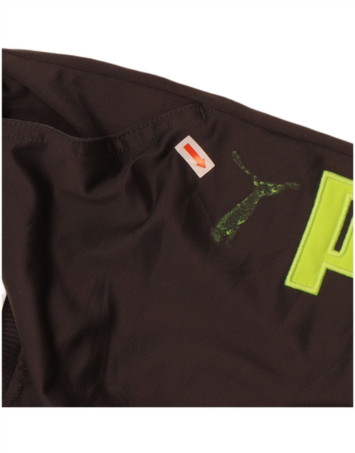 Pantaloni da tuta con grafica Puma da ragazzo, pantaloni da jogging, 7-8 anni, piccoli, grigi