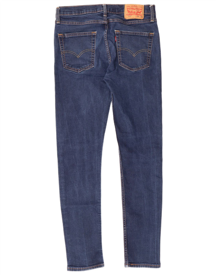 Jeans Levi's Uomo 512 Slim Tapered W32 L31 Cotone Blu