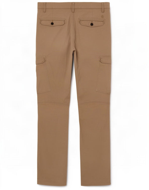 Pantaloni cargo dritti da uomo Timberland W32 L32 in cotone beige