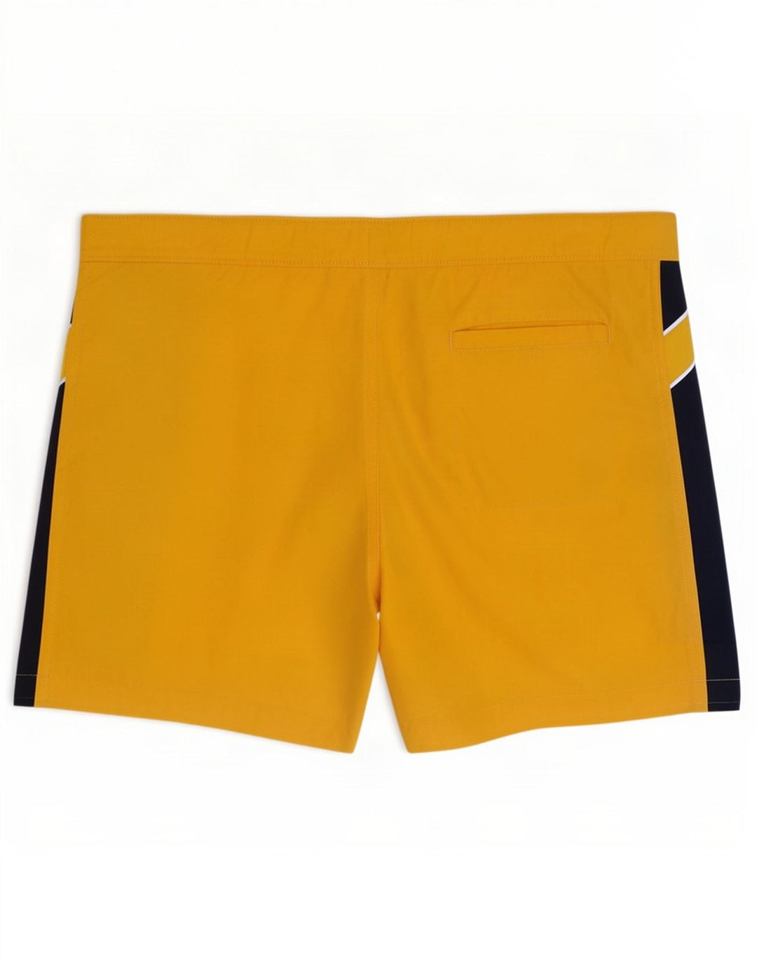 Pantaloncini da bagno grafici da uomo Champion in poliestere color block giallo medio
