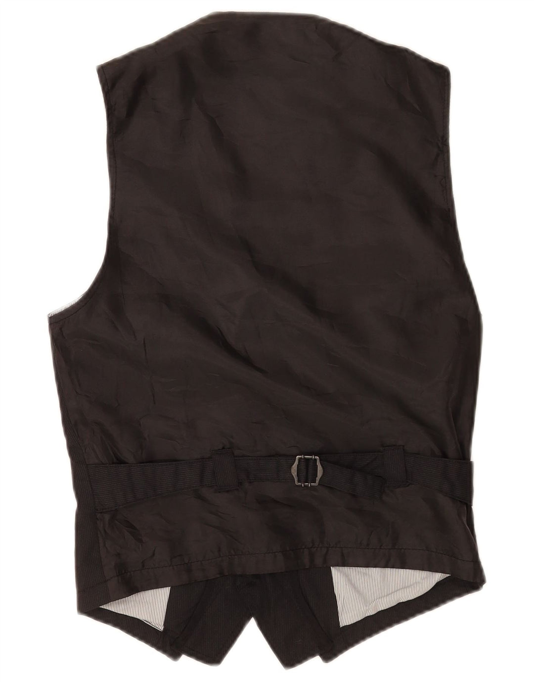 Gilet Zara Uomo XS Nero Gessato Poliestere